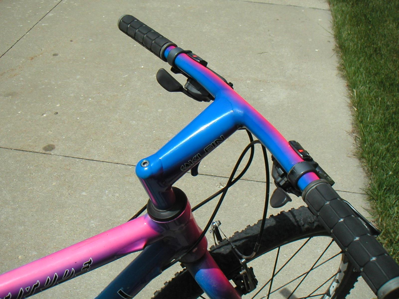 Carbon stuur en stuurpen van een racefiets