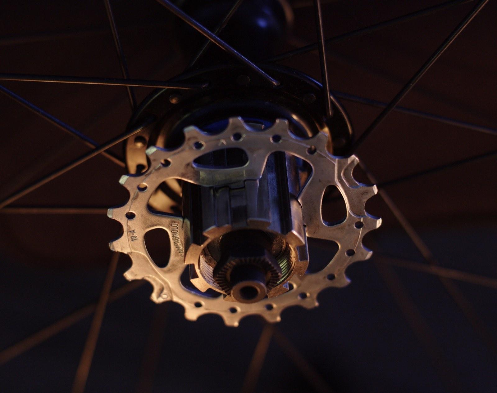 Freehub en cassette van een fietswiel