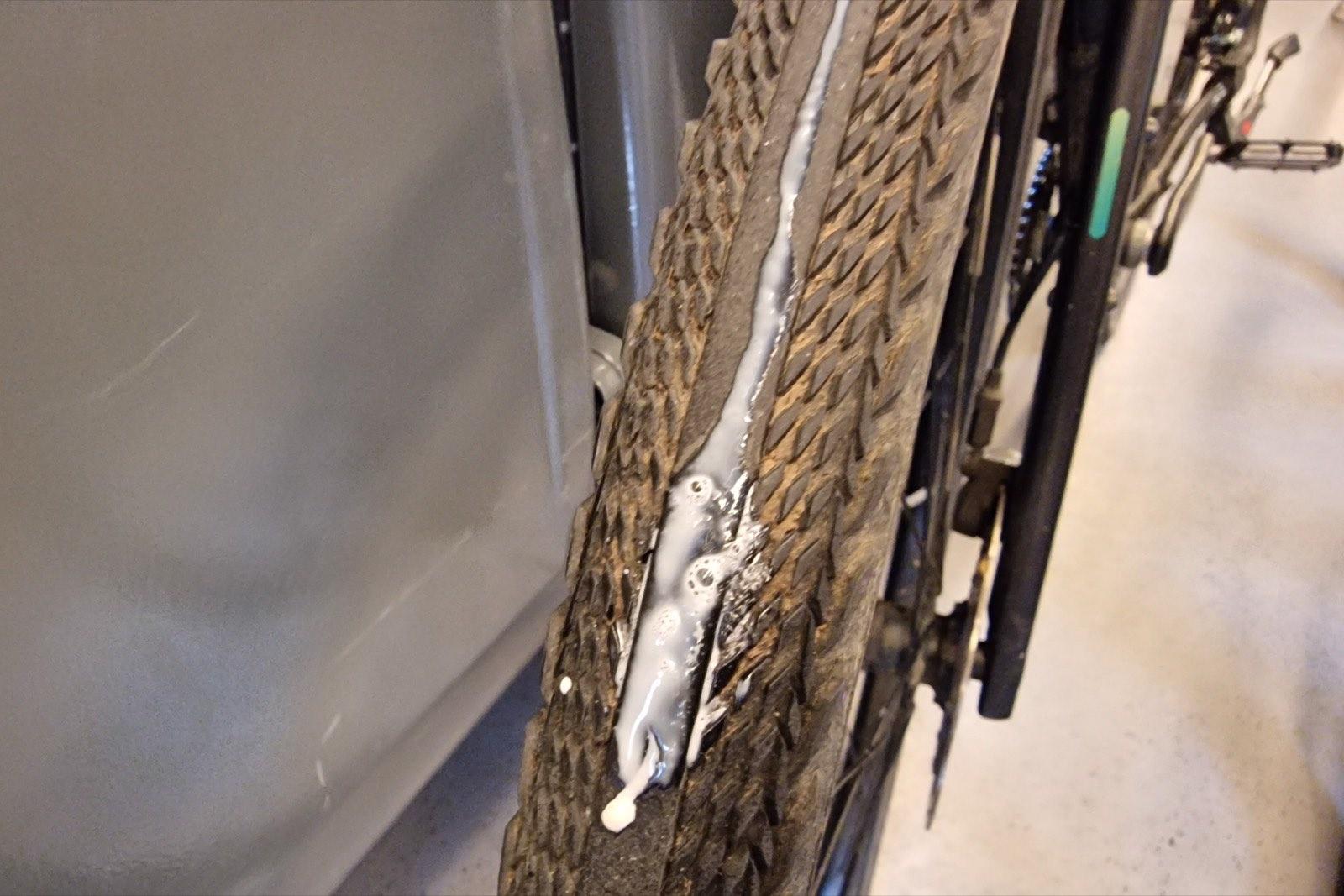 Tubeless sealant voor fietsbanden