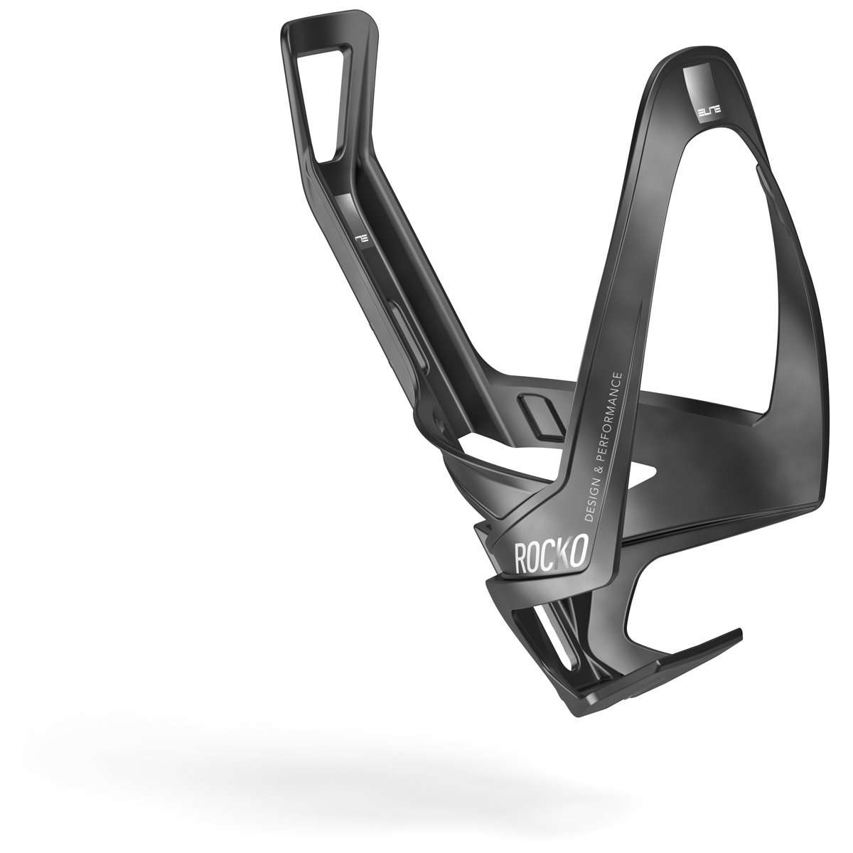 Elite Bidonhouder Rocko Carbon Mat Wit Logo