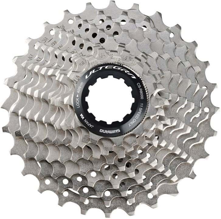 Shimano Cassette 11-speed Ultegra R8000 Zilver